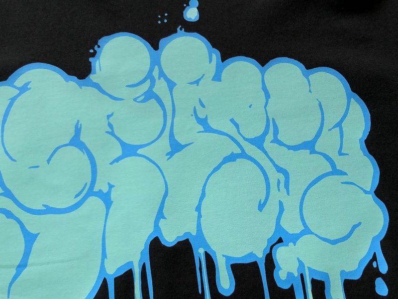 Футболка Stussy Spreading Blots "Black" фото № 7