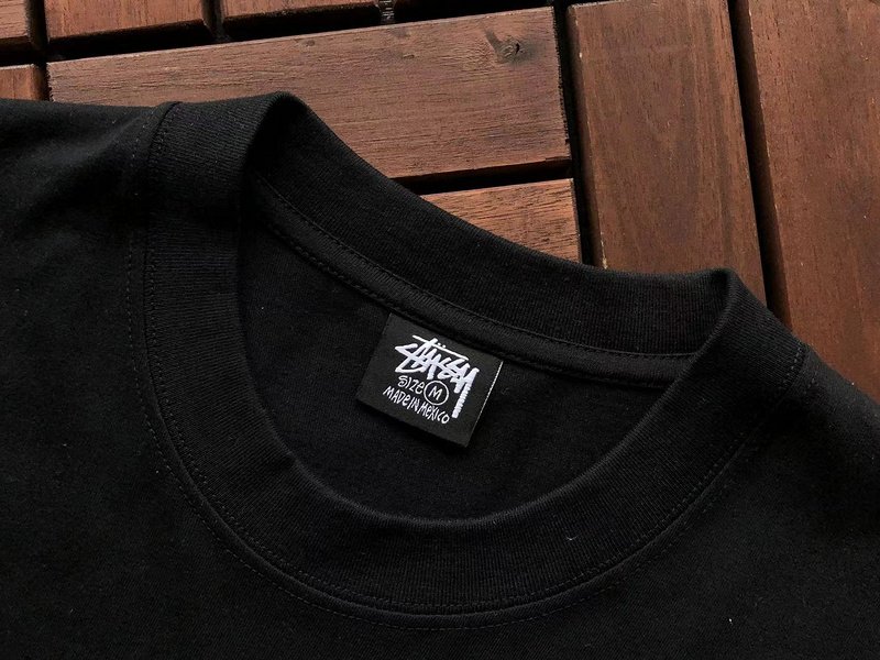 Футболка Stussy Plain Inscription Dover Street Market London "Black" фото № 2