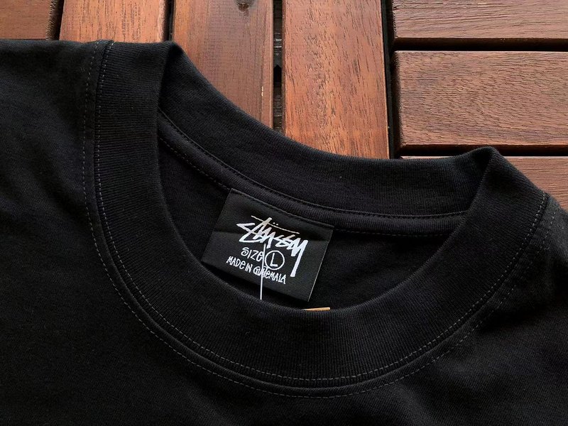 Футболка Stussy Skeleton With Inscription Don't Take The Bait "Black" фото № 2