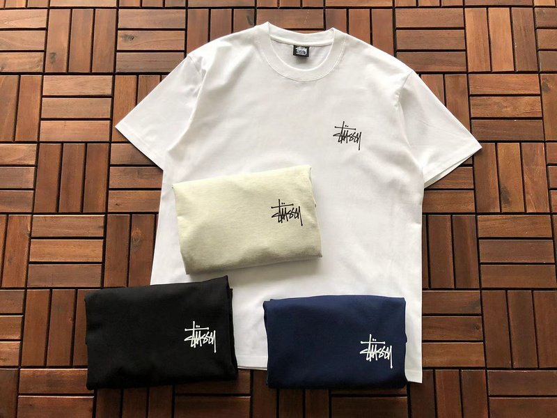 Футболка Stussy Logo And Inscription Built Touch Worldwide "White" фото № 3