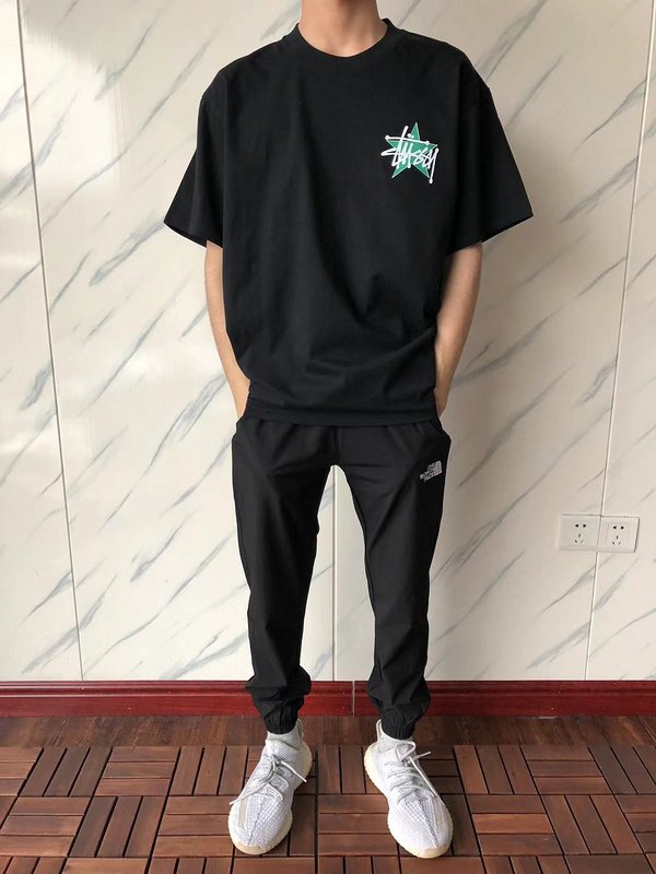 Футболка Stussy Big Star With Lettering Back "Black" фото № 8