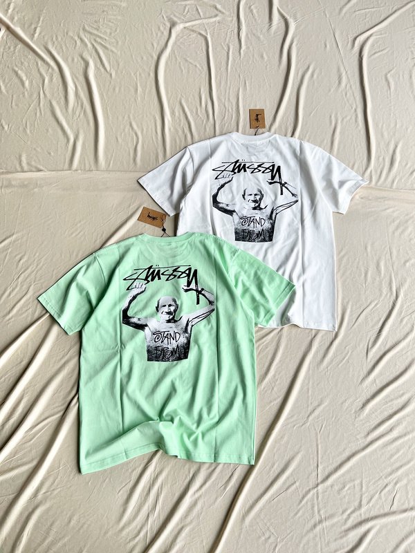 Футболка Stussy Stand Firm "White" фото № 4