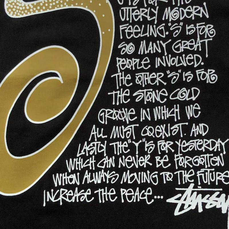 Футболка Stussy Big Letter With Text "Black" фото № 8