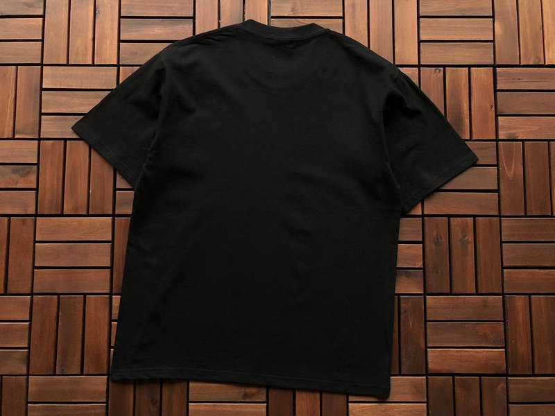 Футболка Stussy Big Letter With Text "Black" фото № 2