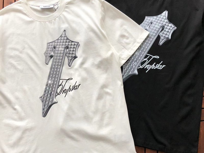 Футболка Trapstar Shiny Logo Front "White" фото № 5