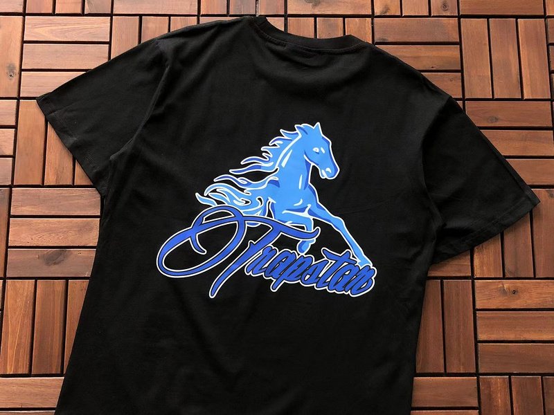 Футболка Trapstar Horse With Logo "Black" фото № 2