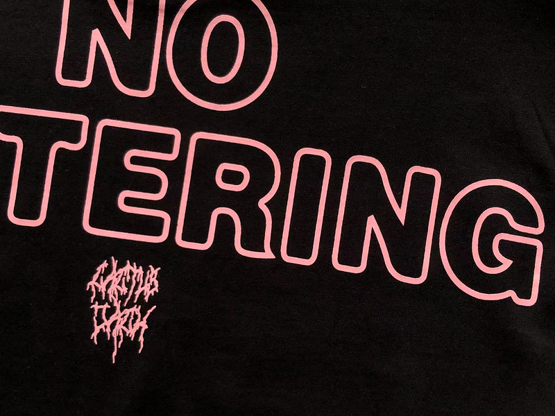 Футболка Travis Scott Astroworld Inscription No Loitering "Black" фото № 6