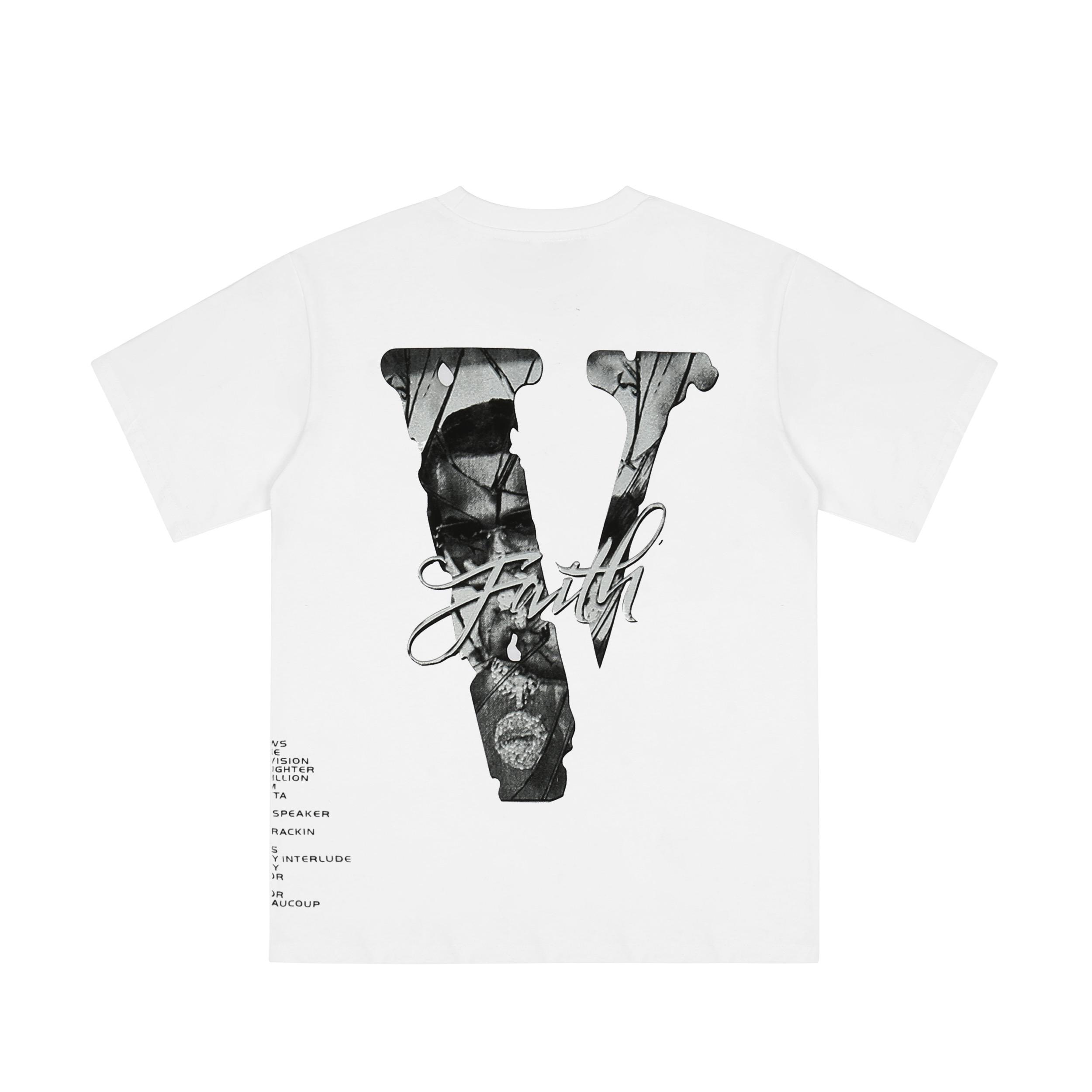 Футболка Vlone Pop Smoke "White" фото № 2