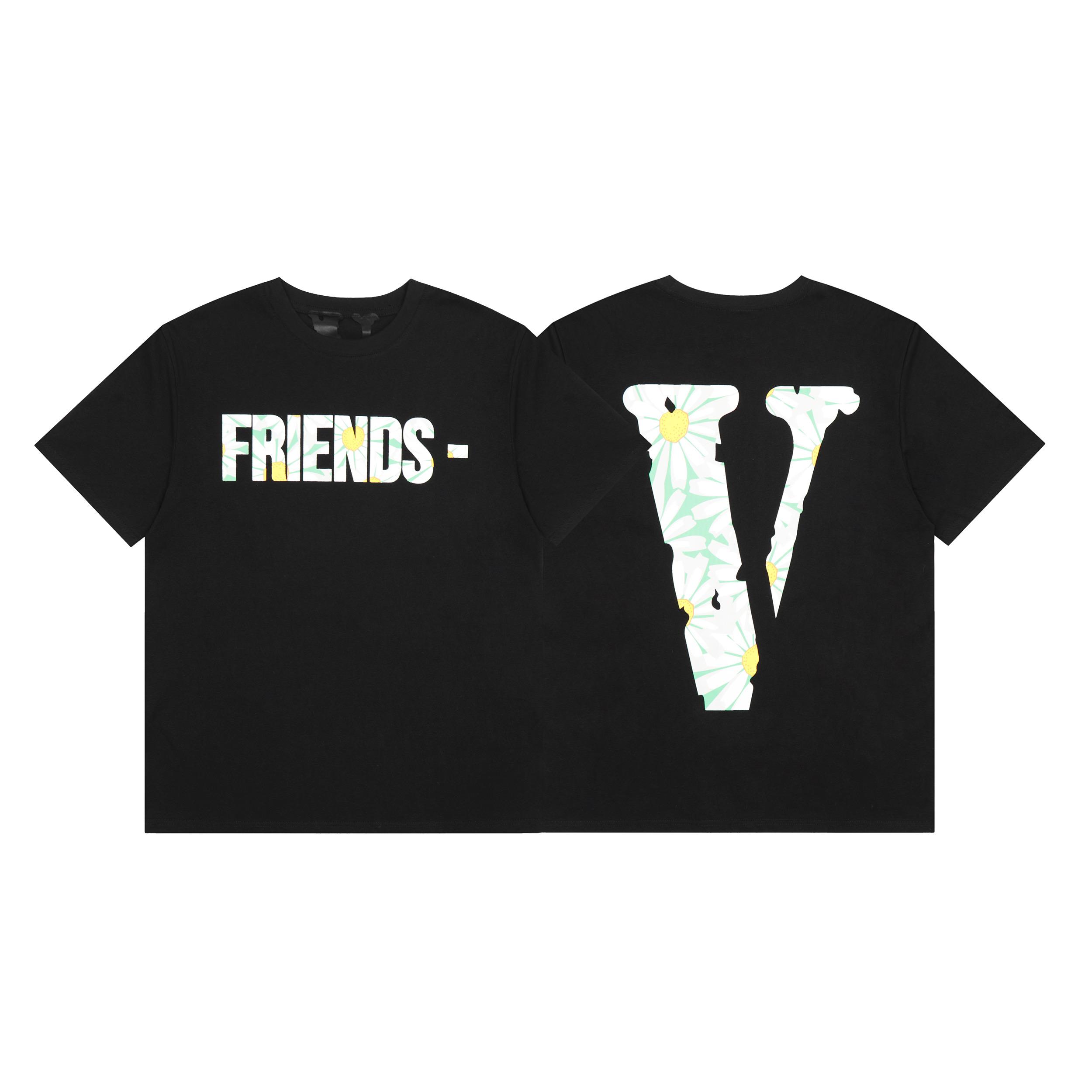 Футболка Vlone V-Friends Daisy "Black" фото № 9