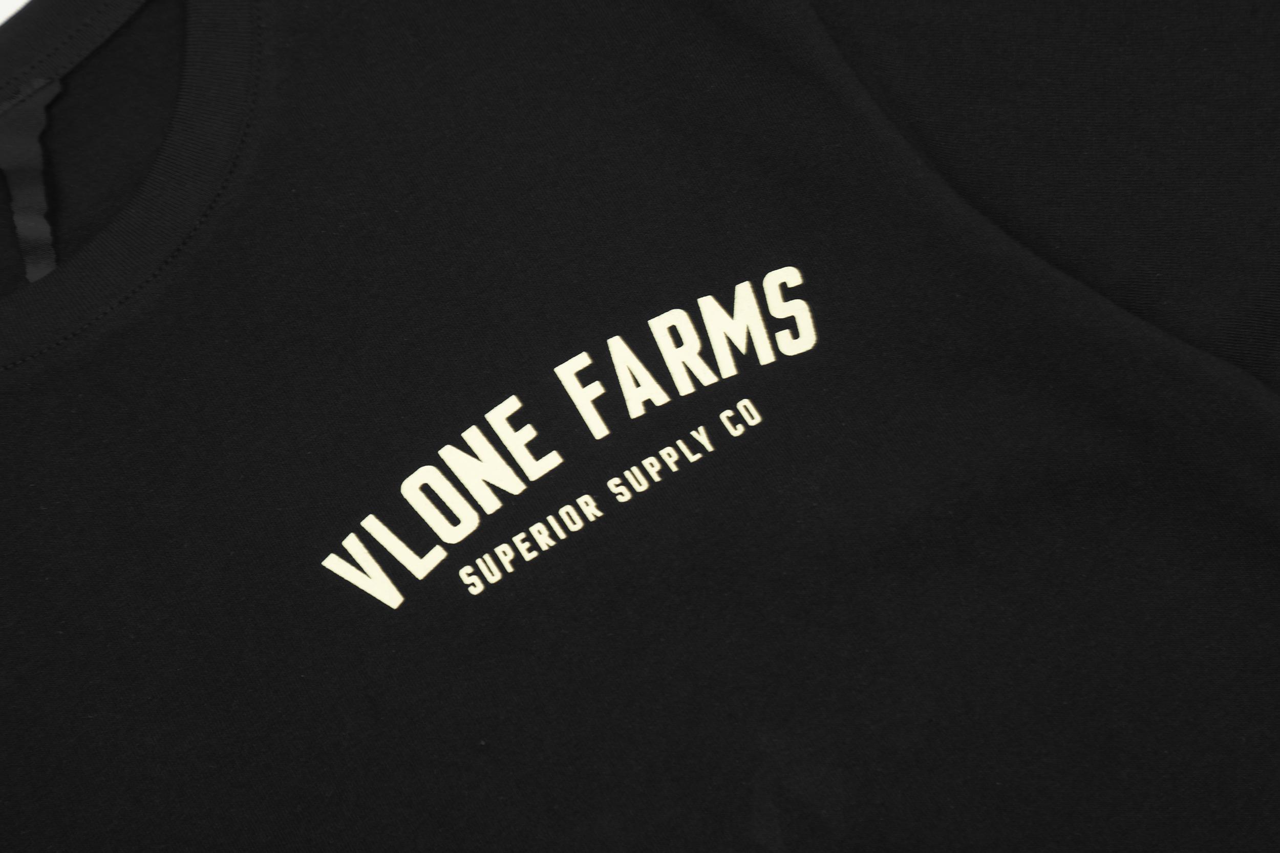 Футболка Vlone Farms "Black" фото № 4