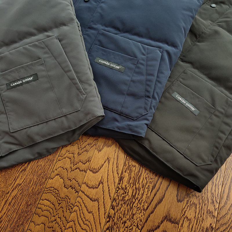 Жилетка Canada Goose Round Logo "Gray/Blue" фото № 3