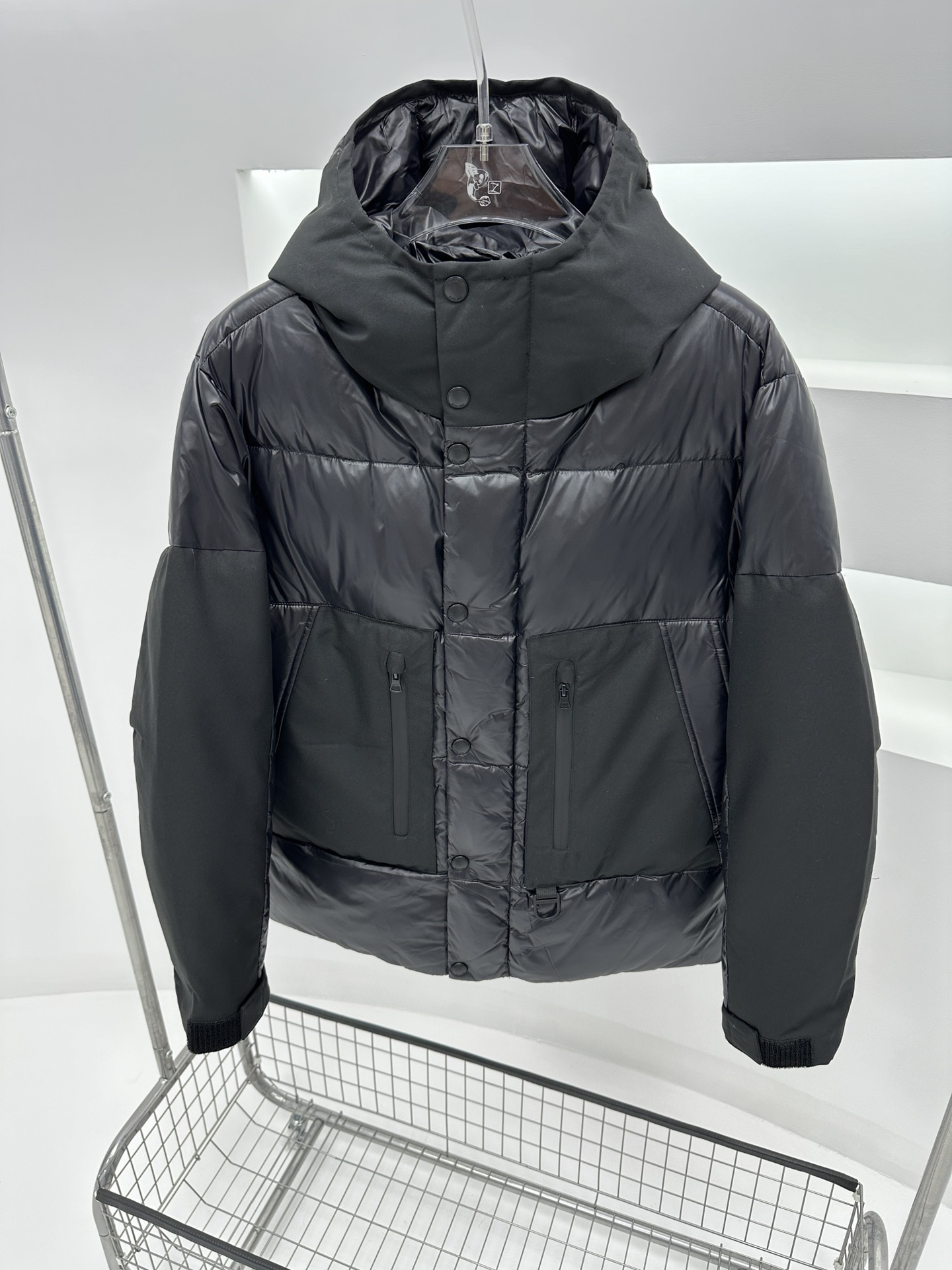 Пуховик Burberry Hybrid Adventure "Black" фото № 5