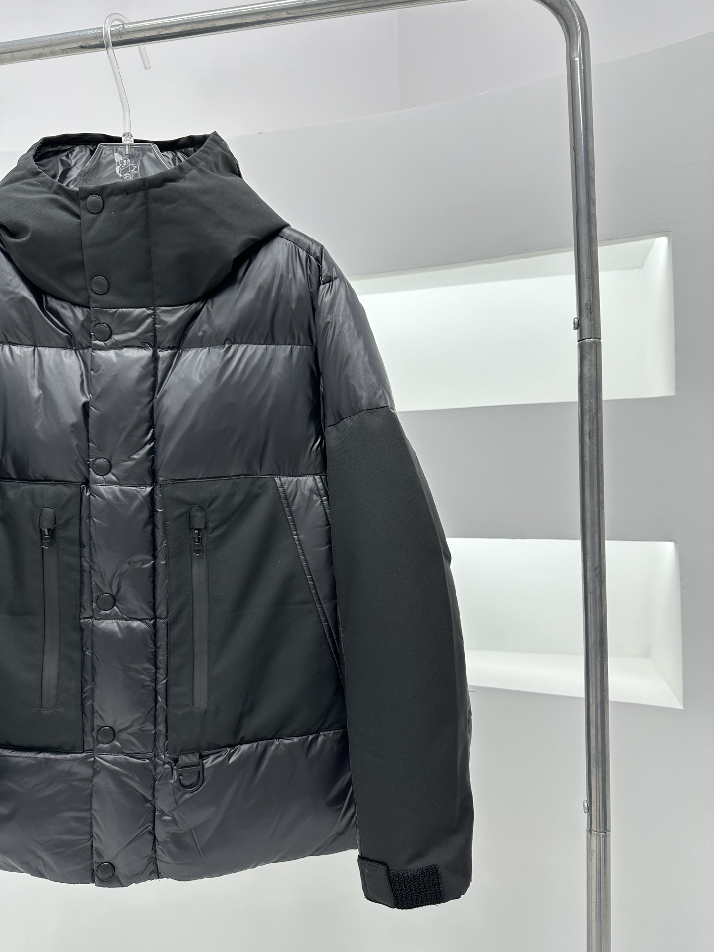 Пуховик Burberry Hybrid Adventure "Black" фото № 7