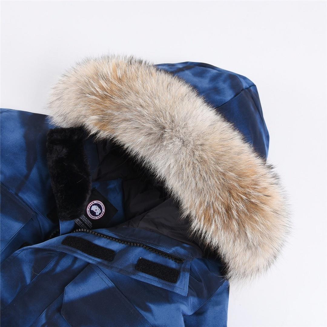 Зимняя куртка Canada Goose Abstract Camo Wyndham "Blue" фото № 2