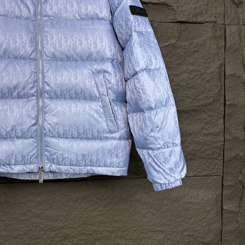 Пуховик Dior Oblique "Emerald Blue" фото № 6