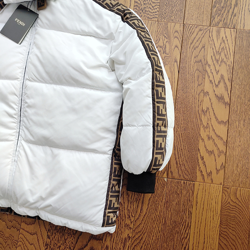 Пуховик Fendi Two-Sided "White" фото № 5