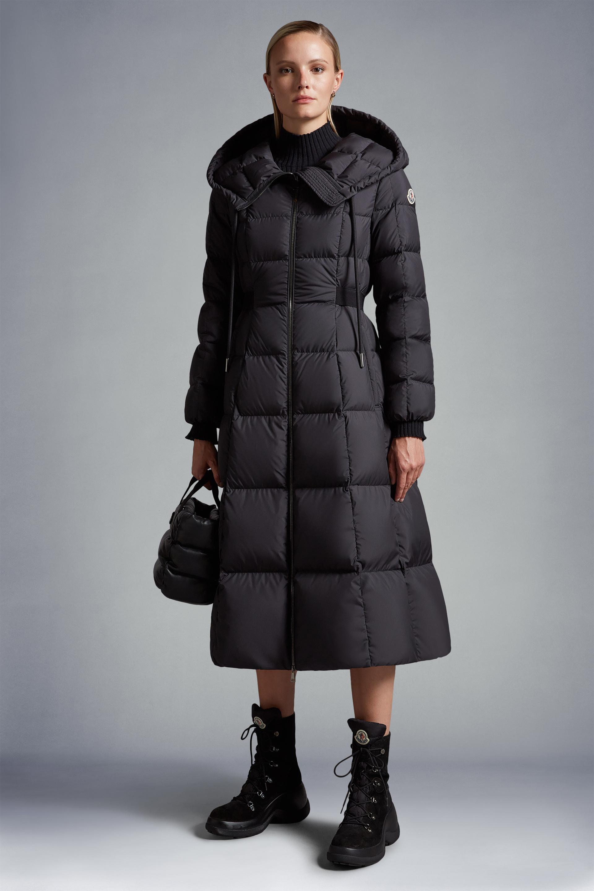 Удлиненный пуховик Moncler Faucon Long Coat "Black" фото № 6