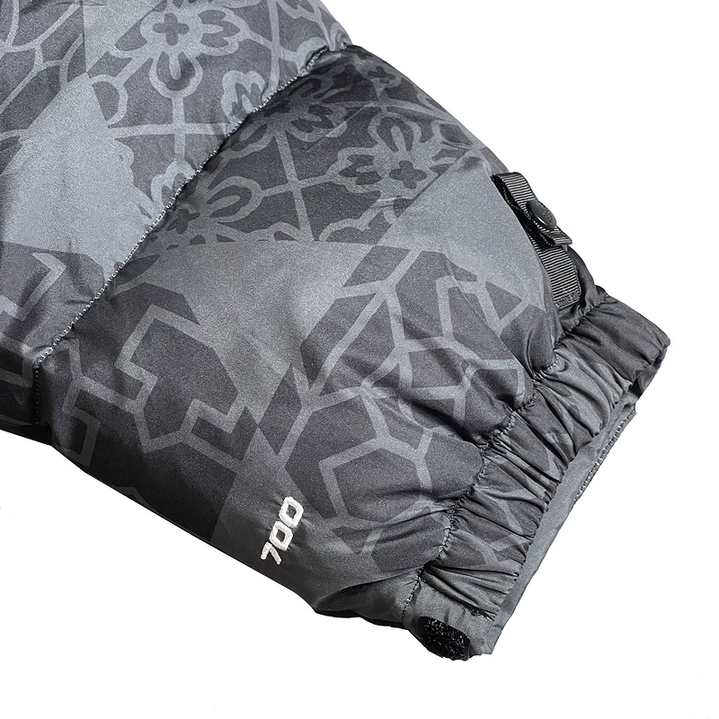 Пуховик The North Face Patterned "Gray/Black" фото № 3