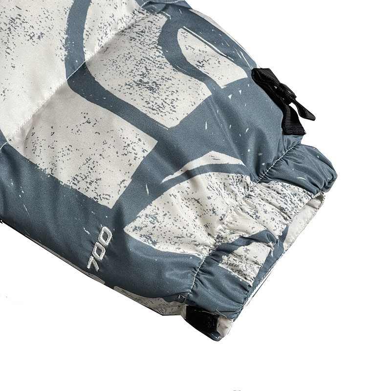 Пуховик The North Face Brand Icon "White/Blue" фото № 5