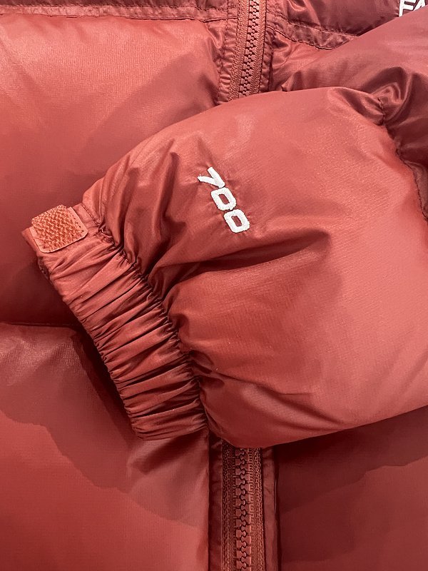 Пуховик North Face Front Zip Style "Burgundy" фото № 5