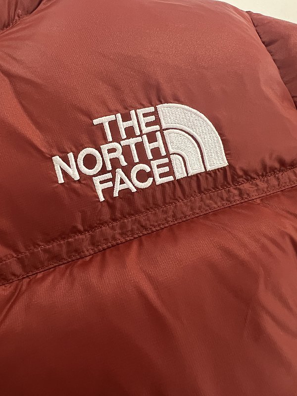 Пуховик North Face Front Zip Style "Burgundy" фото № 6