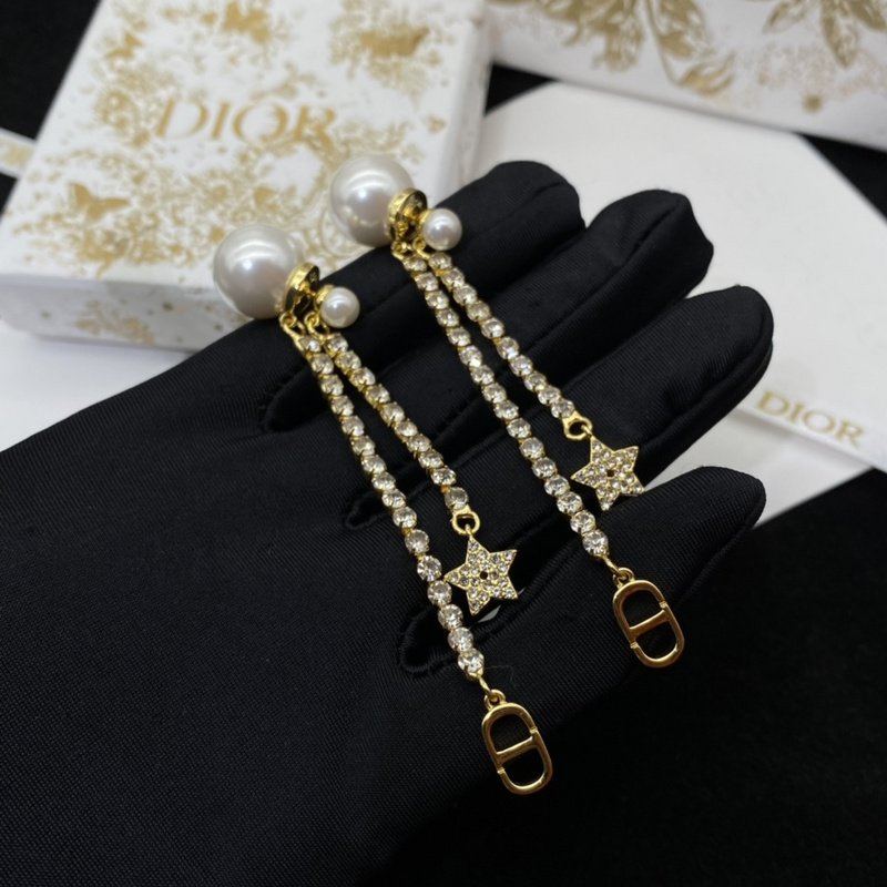Серьги Dior Decoration With Ball - Star "Gold" фото № 4