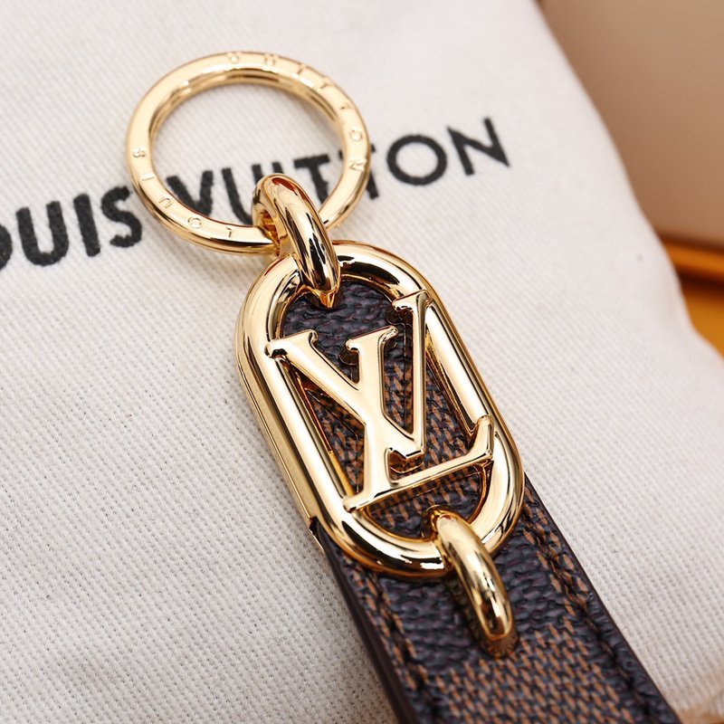 Брелок Louis Vuitton Symbols In Oval "Brown" фото № 5