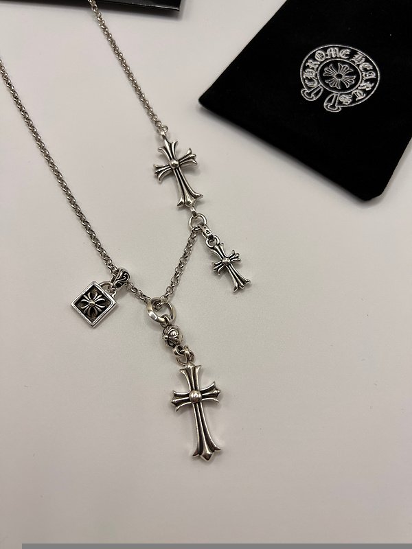 Подвеска Chrome Hearts Engraved Badges "Silver" фото № 2