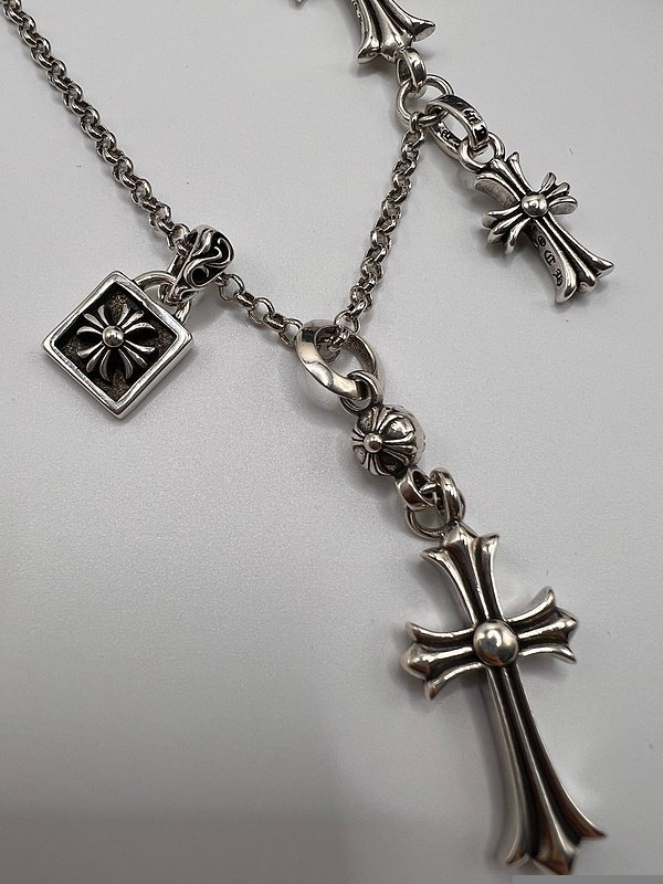 Подвеска Chrome Hearts Engraved Badges "Silver" фото № 5