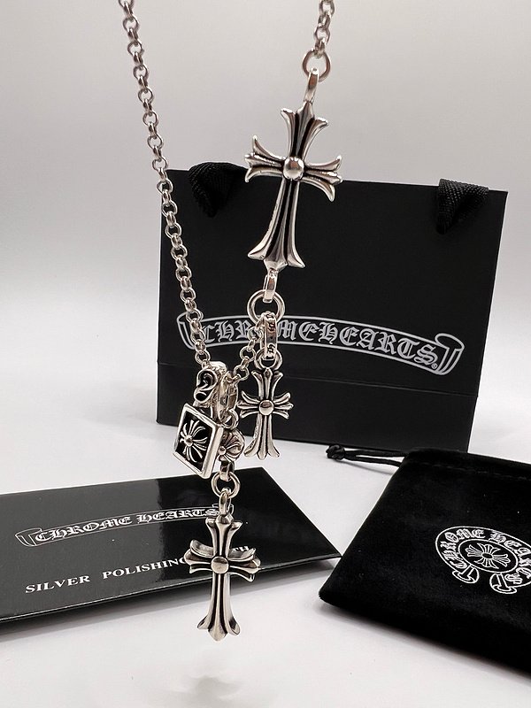 Подвеска Chrome Hearts Engraved Badges "Silver" фото № 6