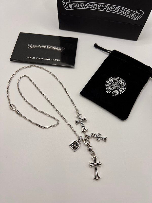 Подвеска Chrome Hearts Engraved Badges "Silver" фото № 8