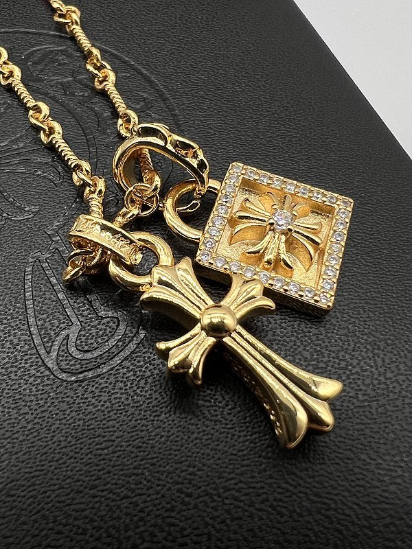 Подвеска Chrome Hearts Graceful Work - With A Lock "Gold" фото № 2
