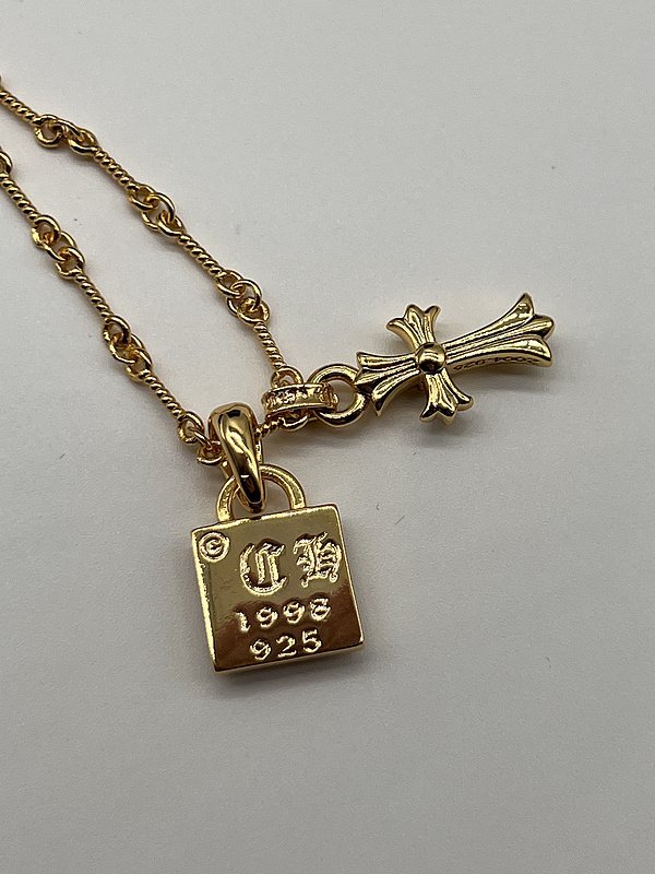 Подвеска Chrome Hearts Graceful Work - With A Lock "Gold" фото № 4