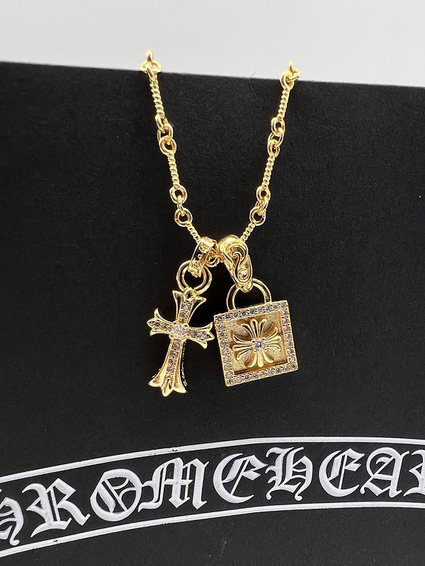 Подвеска Chrome Hearts Graceful Work - With A Lock "Gold" фото № 5