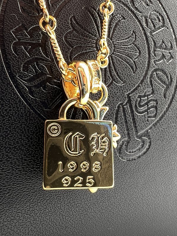 Подвеска Chrome Hearts Graceful Work - With A Lock "Gold" фото № 6
