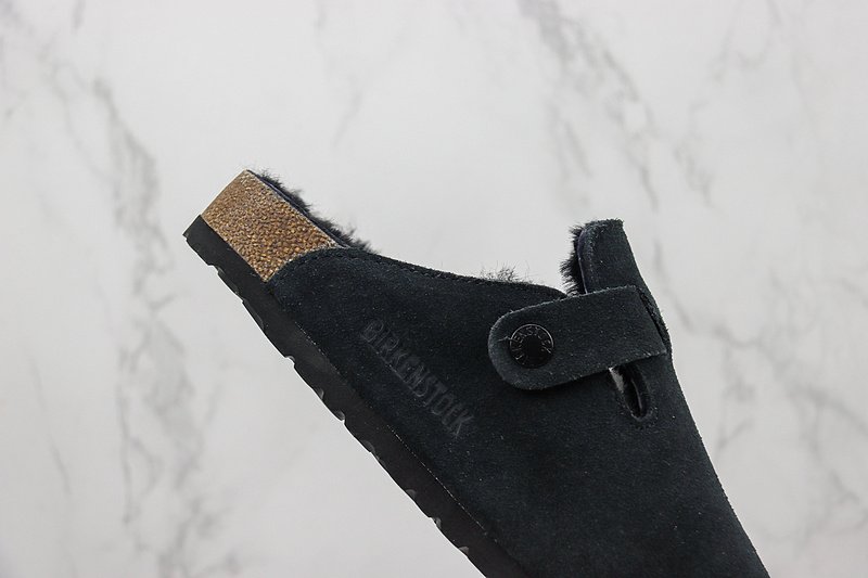 Birkenstock Boston Shearling "Black" фото № 3