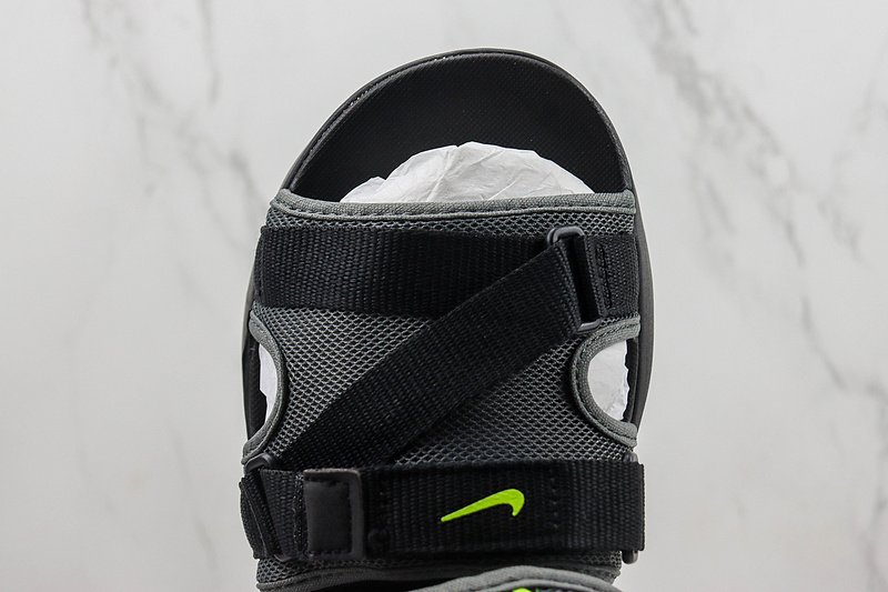 Nike Air Max Sol Sandals "Black/Dark Grey/White/Volt" фото № 3