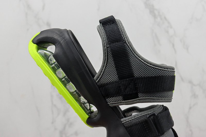 Nike Air Max Sol Sandals "Black/Dark Grey/White/Volt" фото № 4