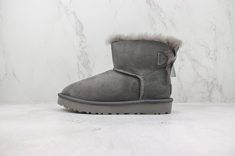 UGG Bailey Bow Mini "Grey" фото № 2