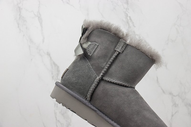 UGG Bailey Bow Mini "Grey" фото № 3