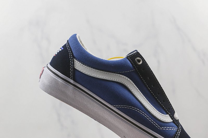 Vans Old Skool "Black/Dark Blue/White Strip" фото № 3