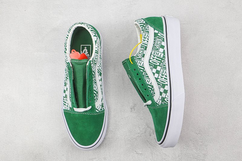 Vans Old Skool "Off The Wall/Green/True White" фото № 7
