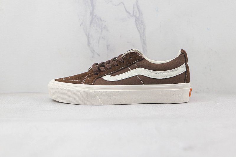 Vans SK8-Low "Dark Brown/White" фото № 2