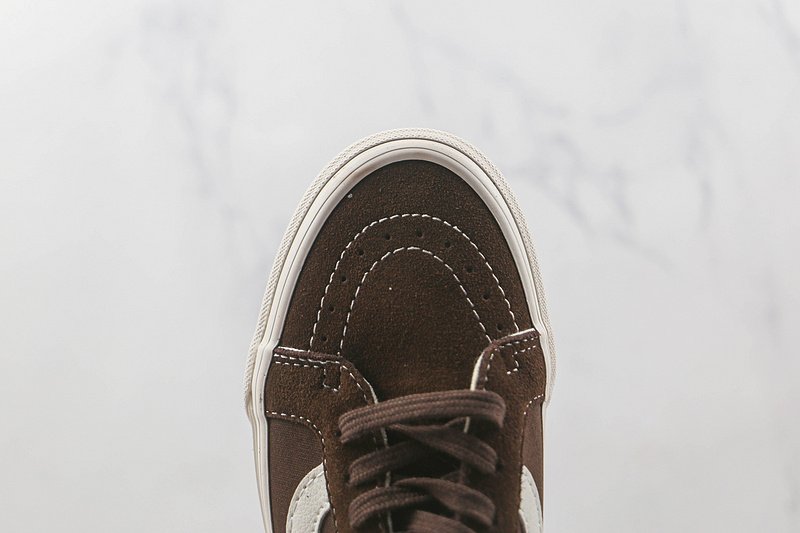 Vans SK8-Low "Dark Brown/White" фото № 4