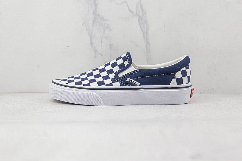 Vans Slip-On "Dark Blue/Checkboard" фото № 2