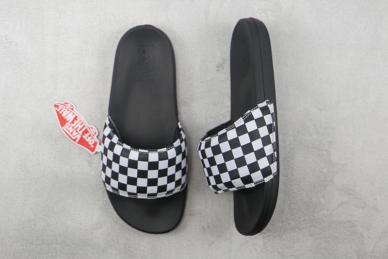 Vans La Costa Slide-On "Black Chessboard" фото № 5