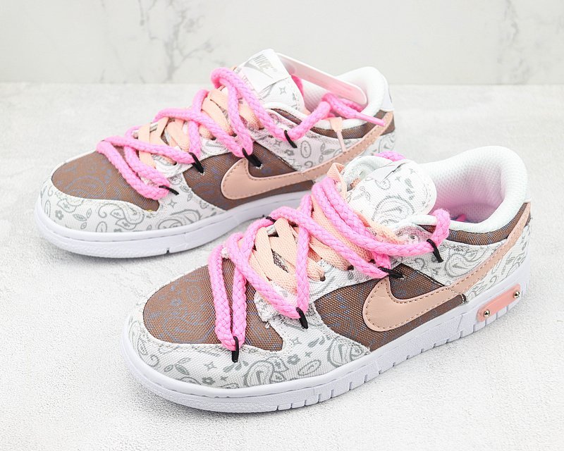 Nike SB Dunk Low ESS "White/Brown" фото № 5