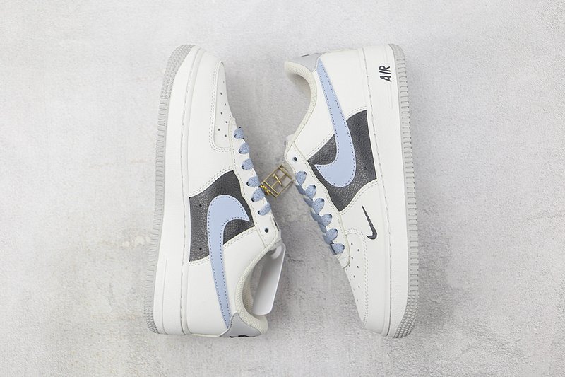 Nike Air Force 1 07 Low "Milan/Light Grey/Black/White" фото № 6
