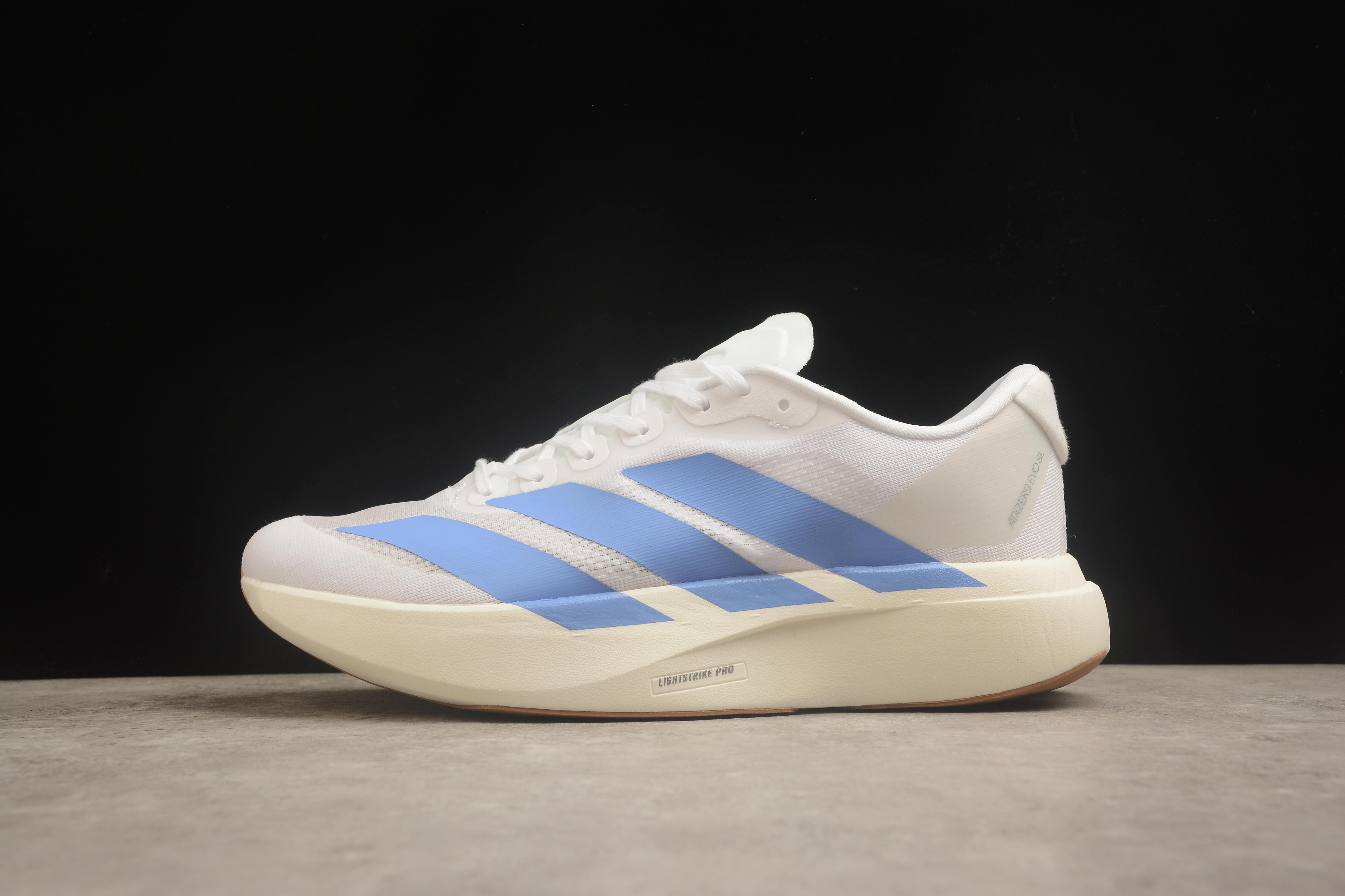 adidas Adizero Evo SL "White/Blue Fusion" фото № 2