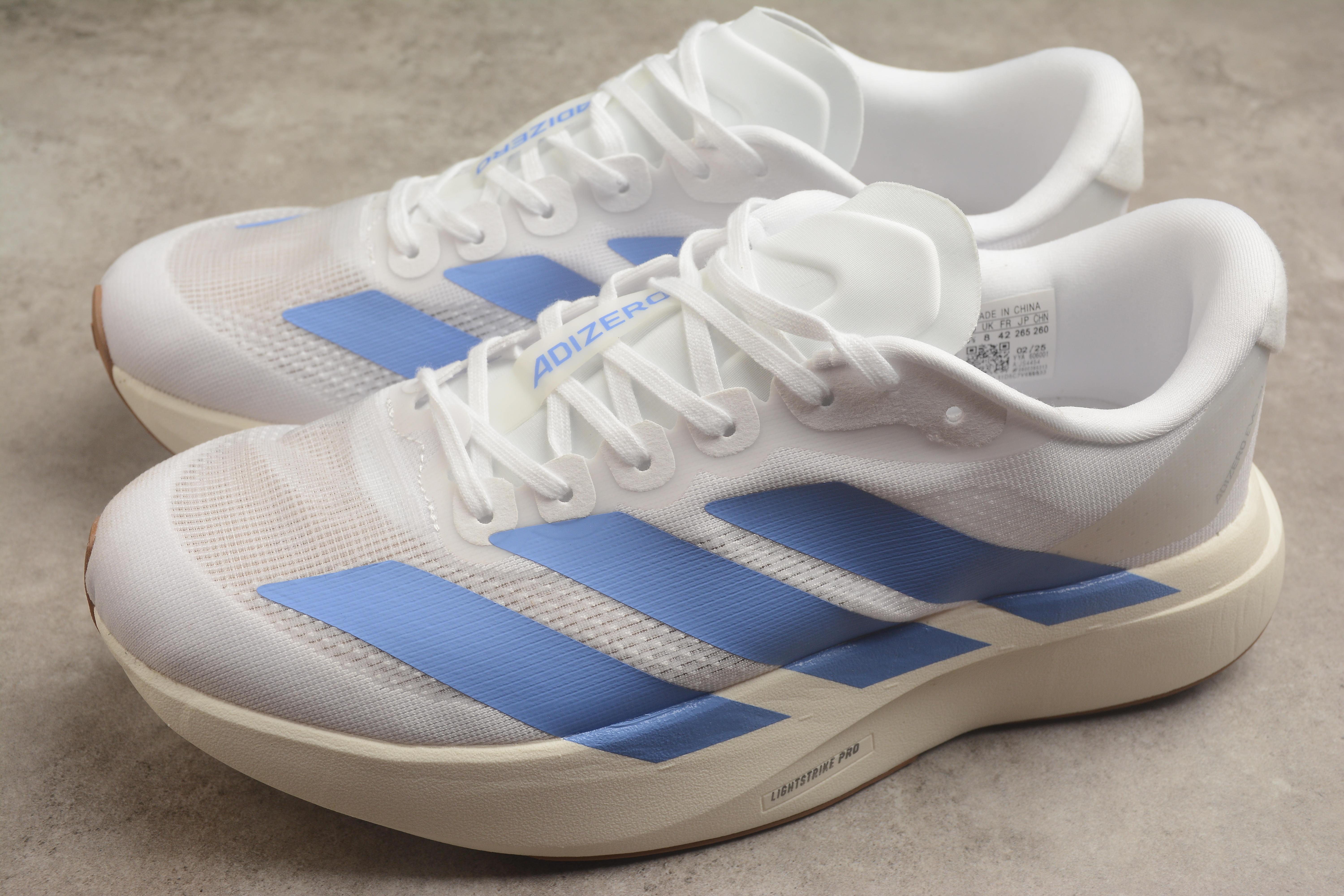adidas Adizero Evo SL "White/Blue Fusion" фото № 4